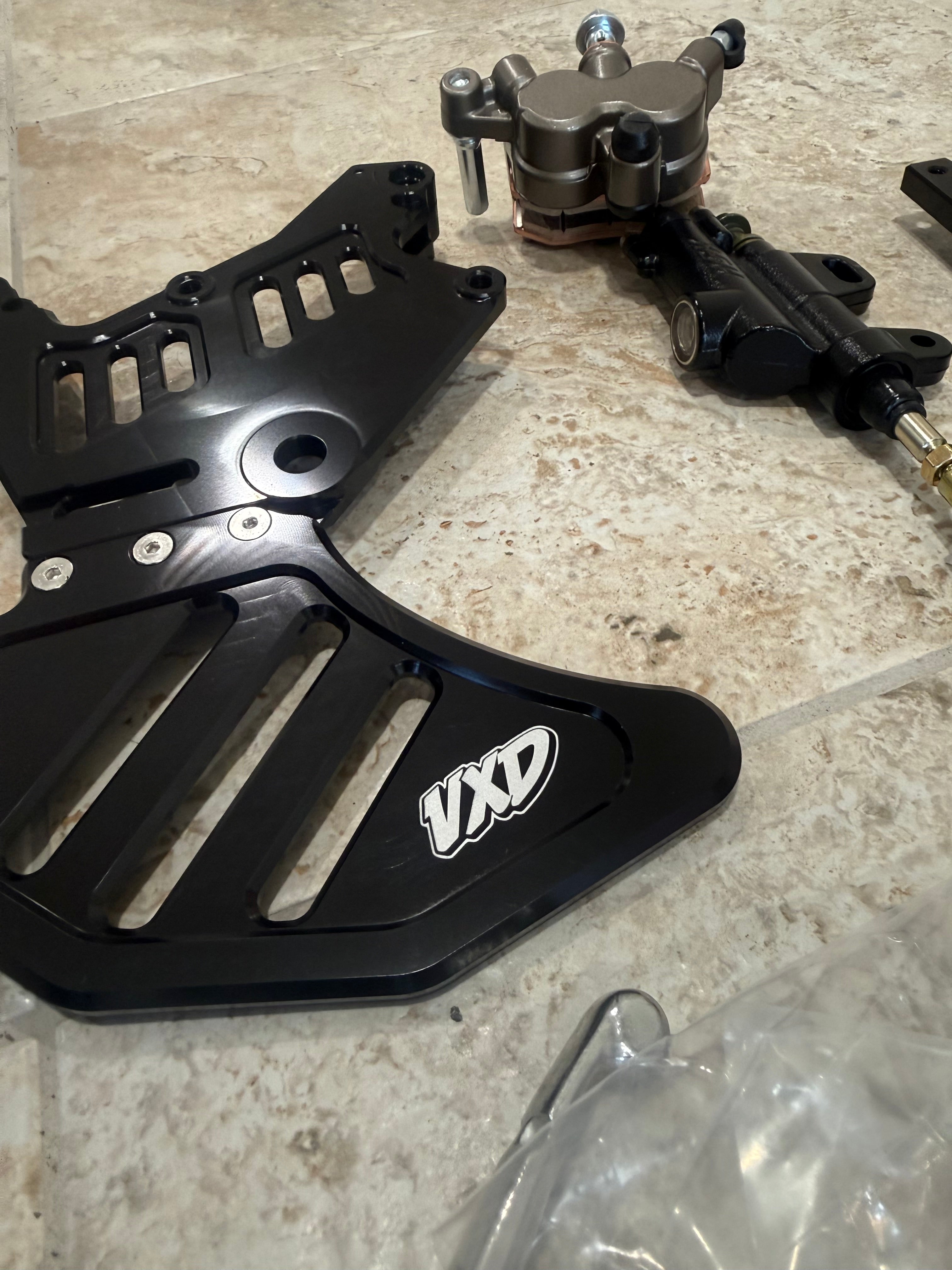 ULTIMATE Dual caliper foot brake and hand brake setup for LBX, XXX E ride pro  -SAME DAY SHIPPING